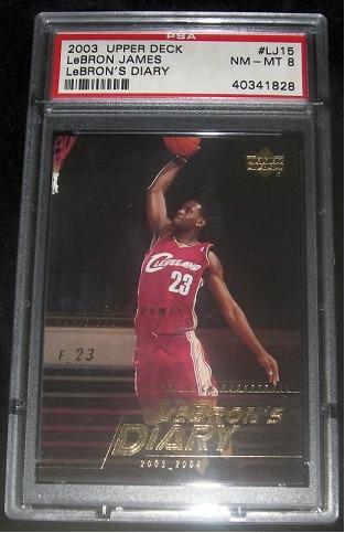upper deck lebron james rookie