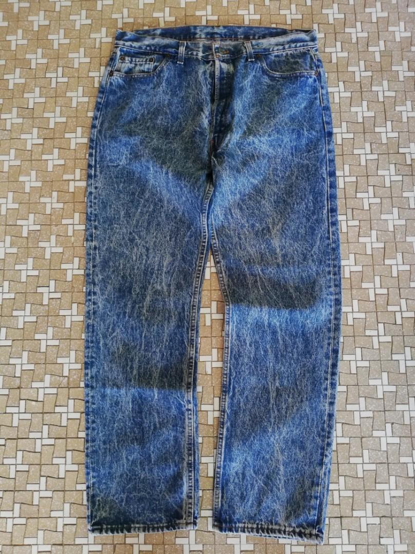 Levis 501 top acid wash
