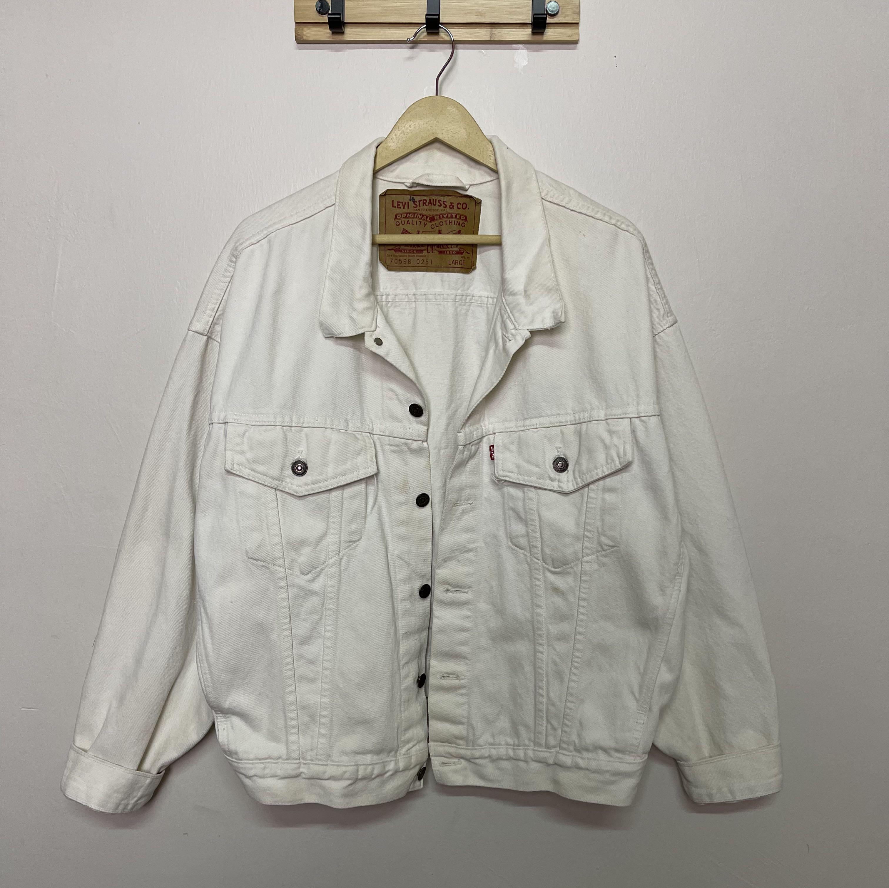 LEVI'S WHITE TYPEIII JACKET – CRAFTMAN