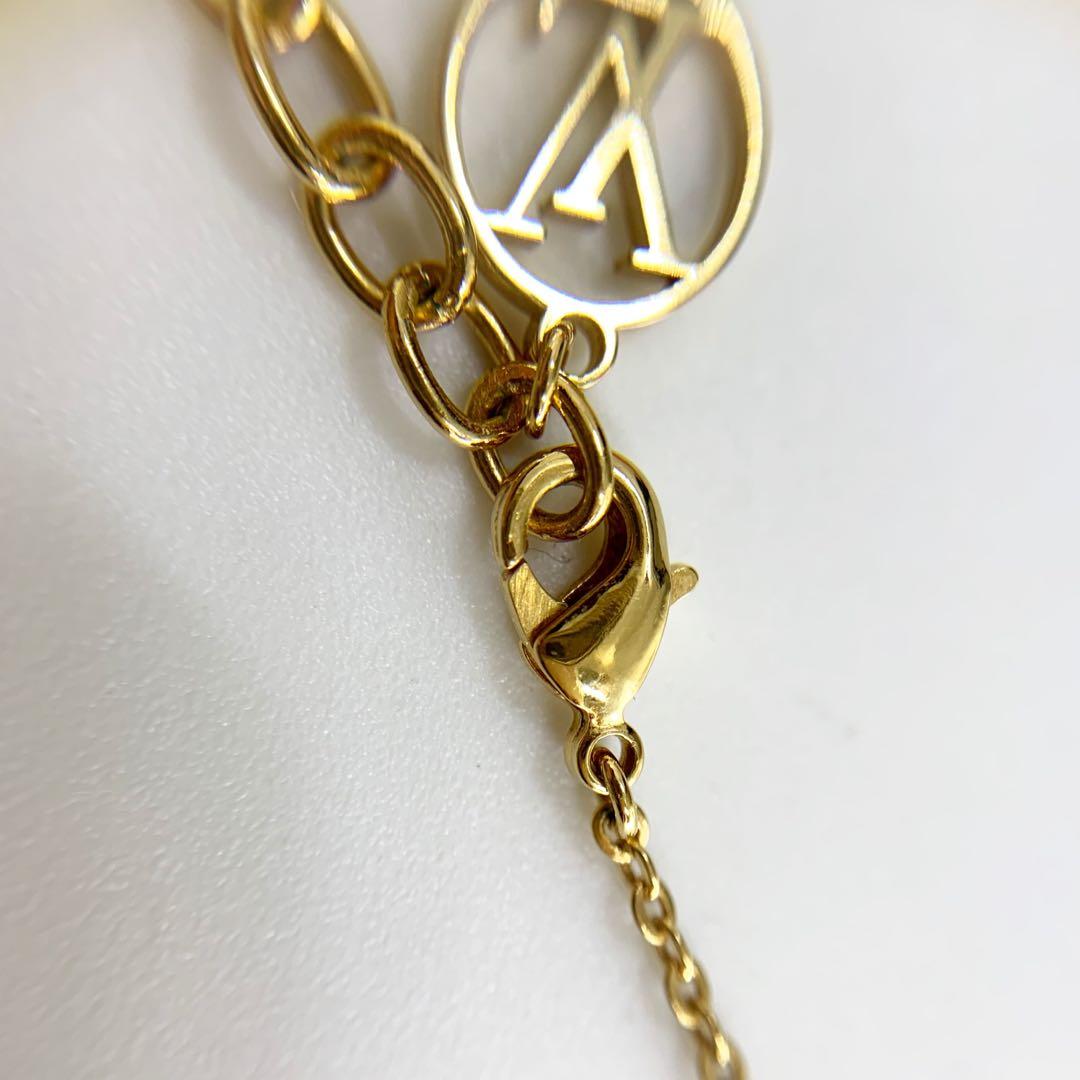 Louis Vuitton LV Nanogram tag Choker necklace Metal ref.274314