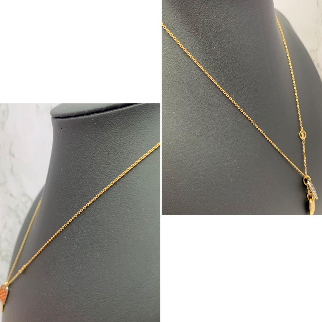 Nanogram necklace Louis Vuitton Pink in Metal - 25467638