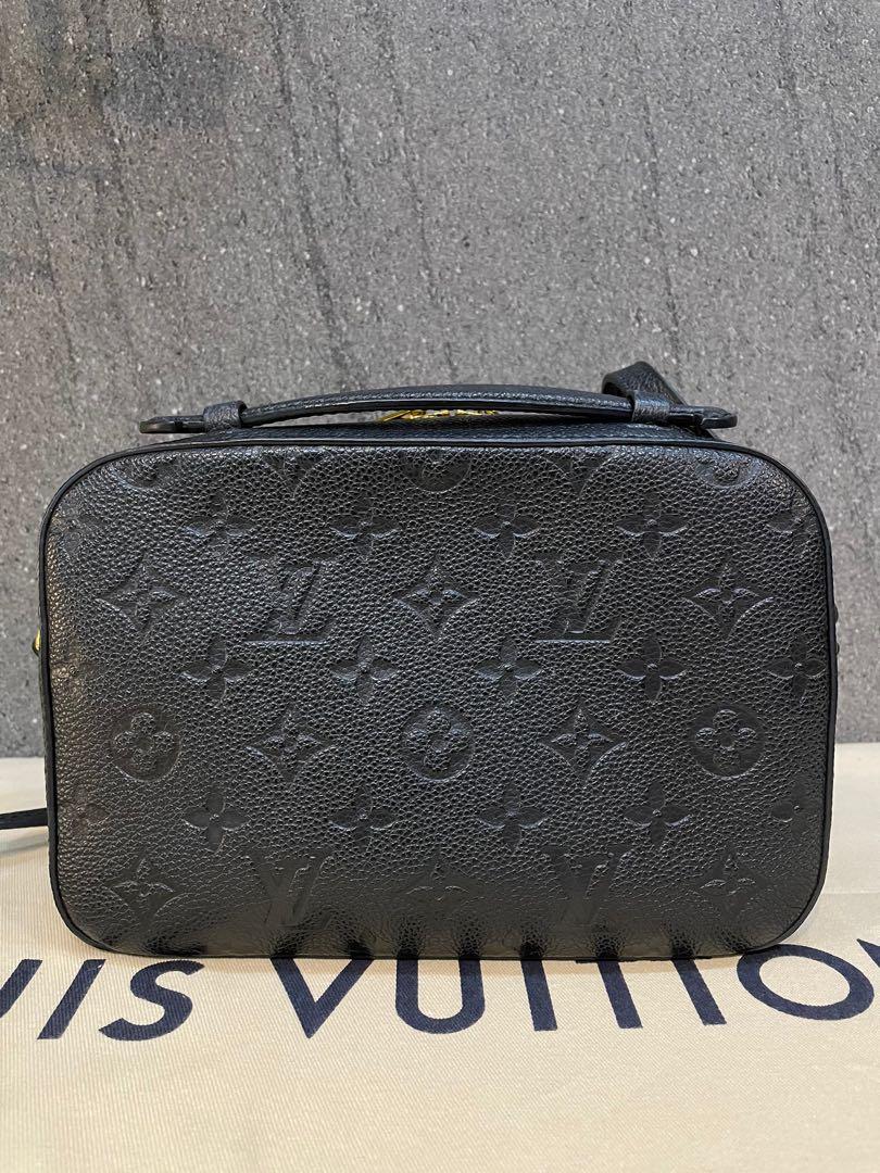Louis Vuitton Saintonge Monogram Empreinte Noir, Luxury, Bags & Wallets ...