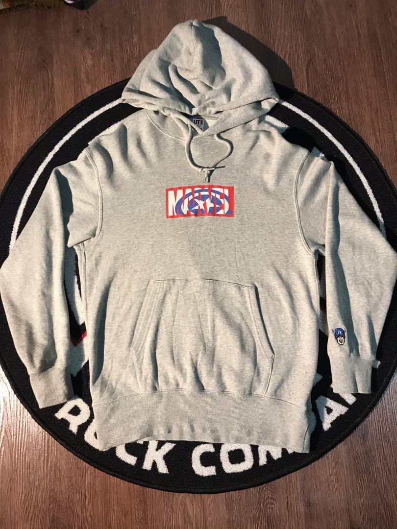 Marvel Uniqlo Hoodie Men s Fashion Tops Sets Hoodies on Carousell
