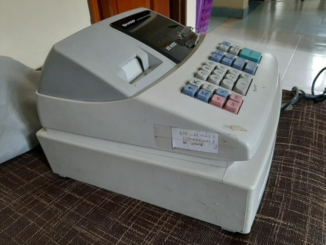 Mesin Duit Kaunter Kedai brand Sharp, TV & Home Appliances, Washing