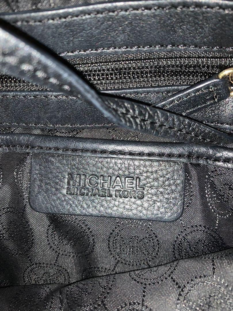 Michael Kors black leather bag 50 Women s Fashion Bags