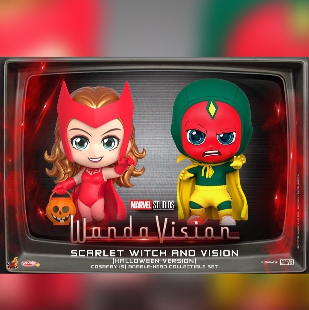 メーカー直売 Wandavision Marvel Scarlet 即決 海外 Cosbaby Toys Hot 2 Of Set Vision And Luminous Witch 海外商品購入代行 Www Unicasaproperty It