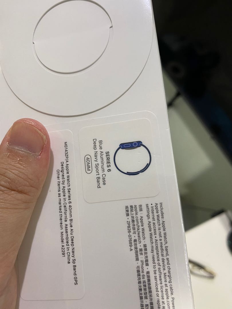 New Sealed Apple Watch Series 6 40mm GPS ONLY Blue Aluminium