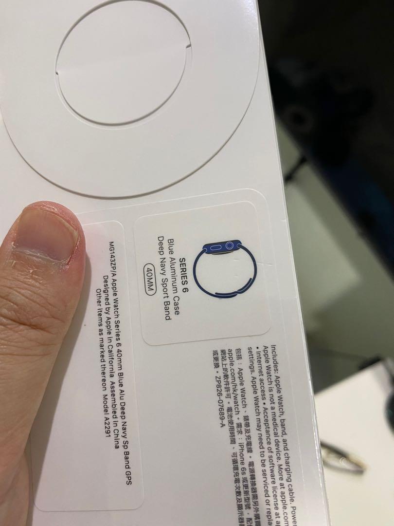 New Sealed Apple Watch Series 6 40mm GPS ONLY Blue Aluminium