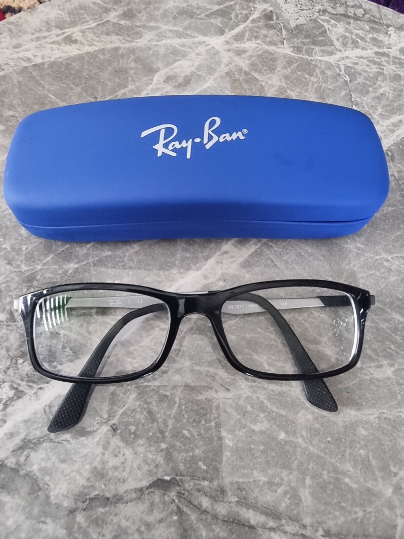 Orig Ray-Ban Men's eyewear with prescription RB7017, Men's Fashion, Watches  & Accessories, Sunglasses & Eyewear on Carousell