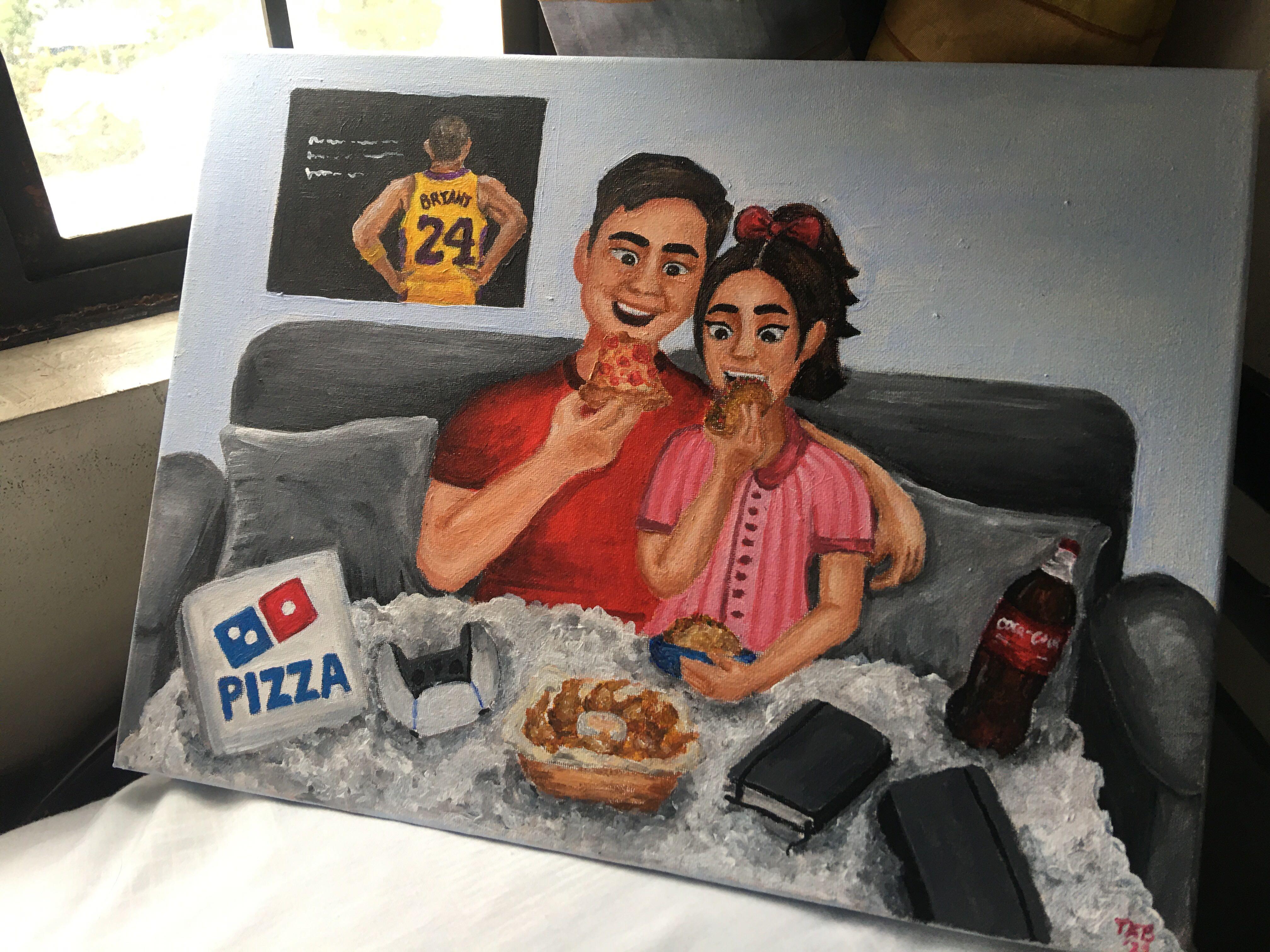 Personalized painting (Category: Art & Prints) located in Mandaluyong City. Submitted by tkbuys (Listing ID 1077230085, Image 2). Description: Personalized painting starts at Php 1500 Acrylic medium Pm for more details 😄.