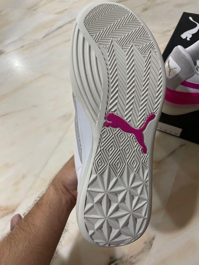 Puma clyde top hardwood pink panther