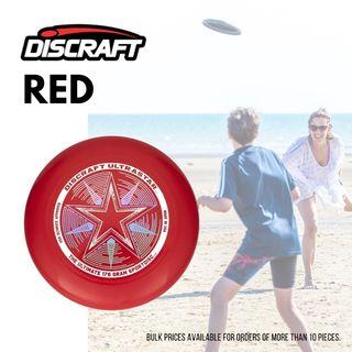 Red - Discraft Ultrastar Ultimate Frisbee 175g Disc