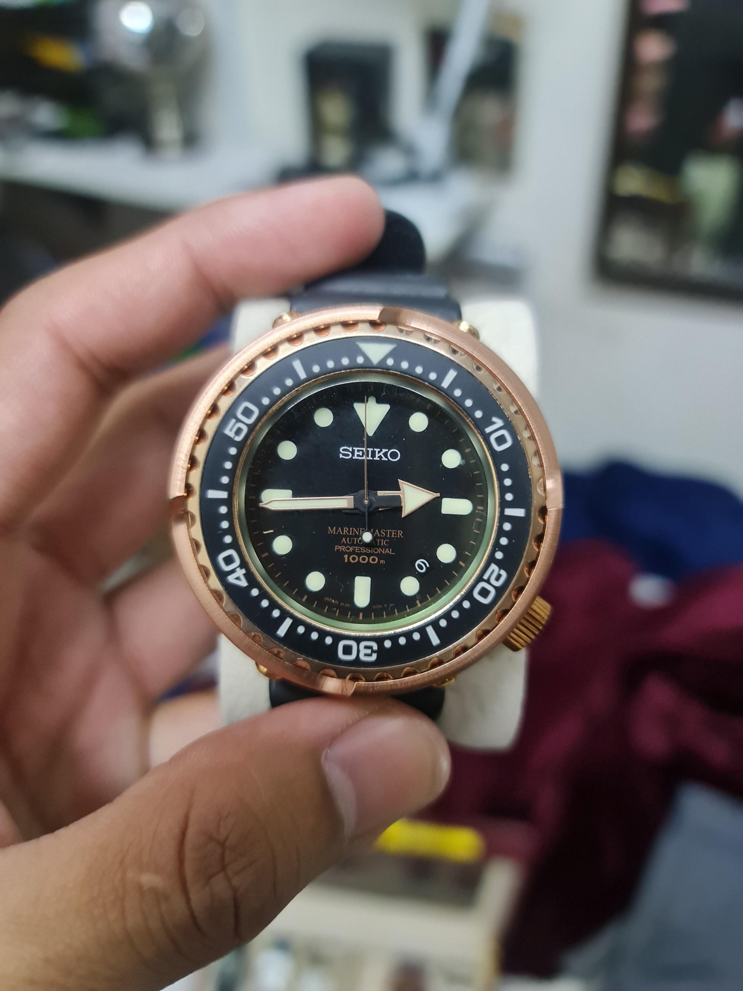 Seiko PROSPEX Marine Master Emperor Tuna 1000m Automatic watch, Luxury,  Watches on Carousell