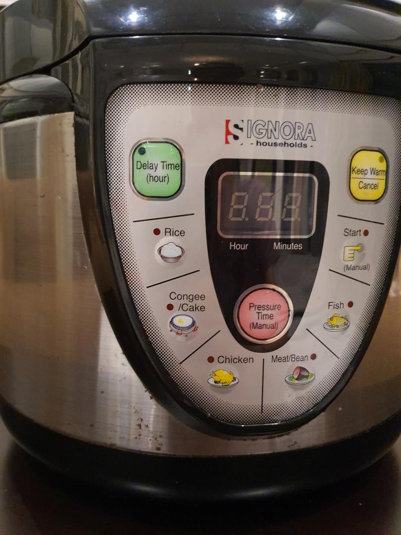 Signora pressure cooker manual sales