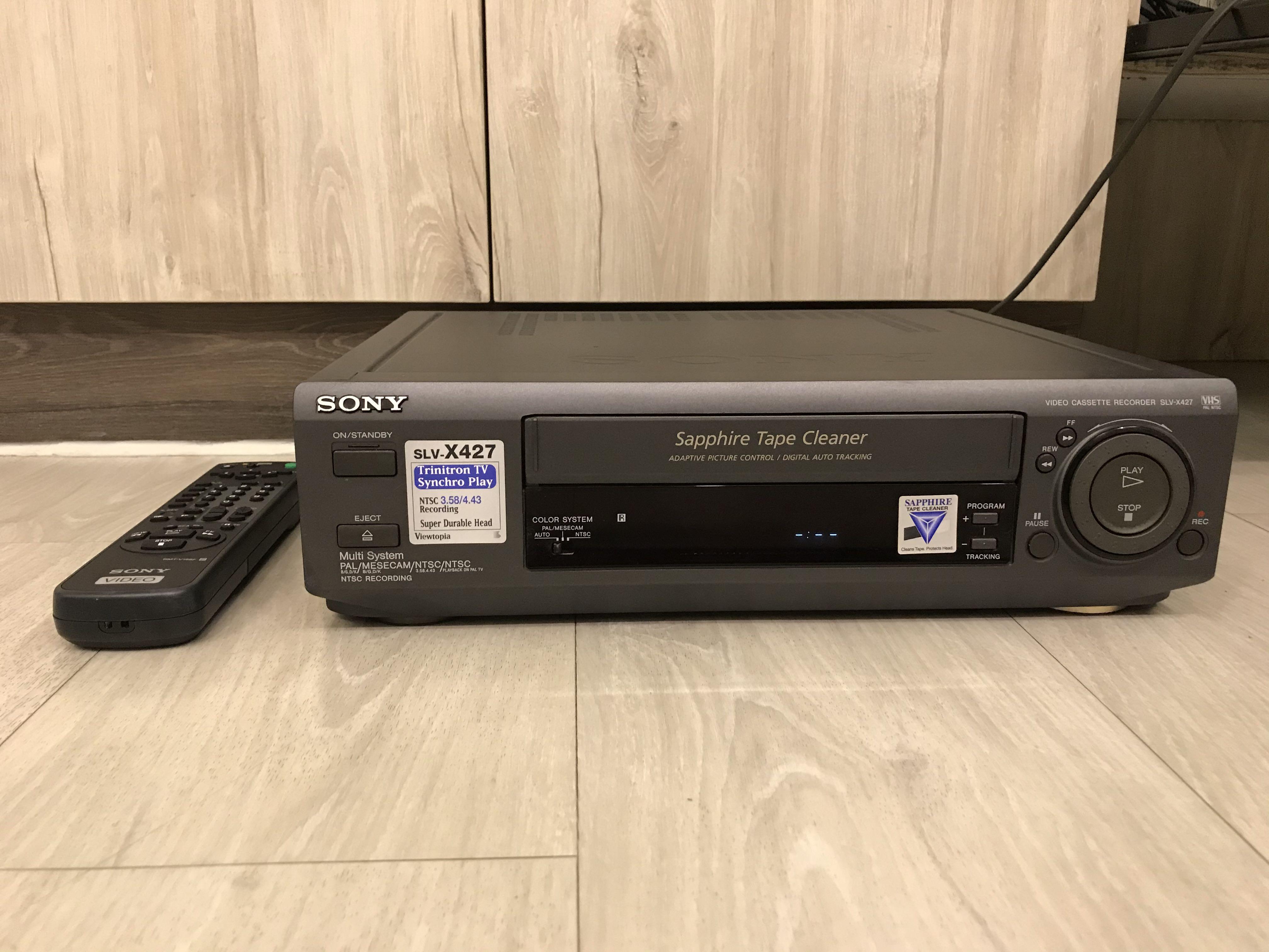 SONY SLVX427 VHS VIDEO PLAYER VCR Video Cassette Recorder Vintage Rare