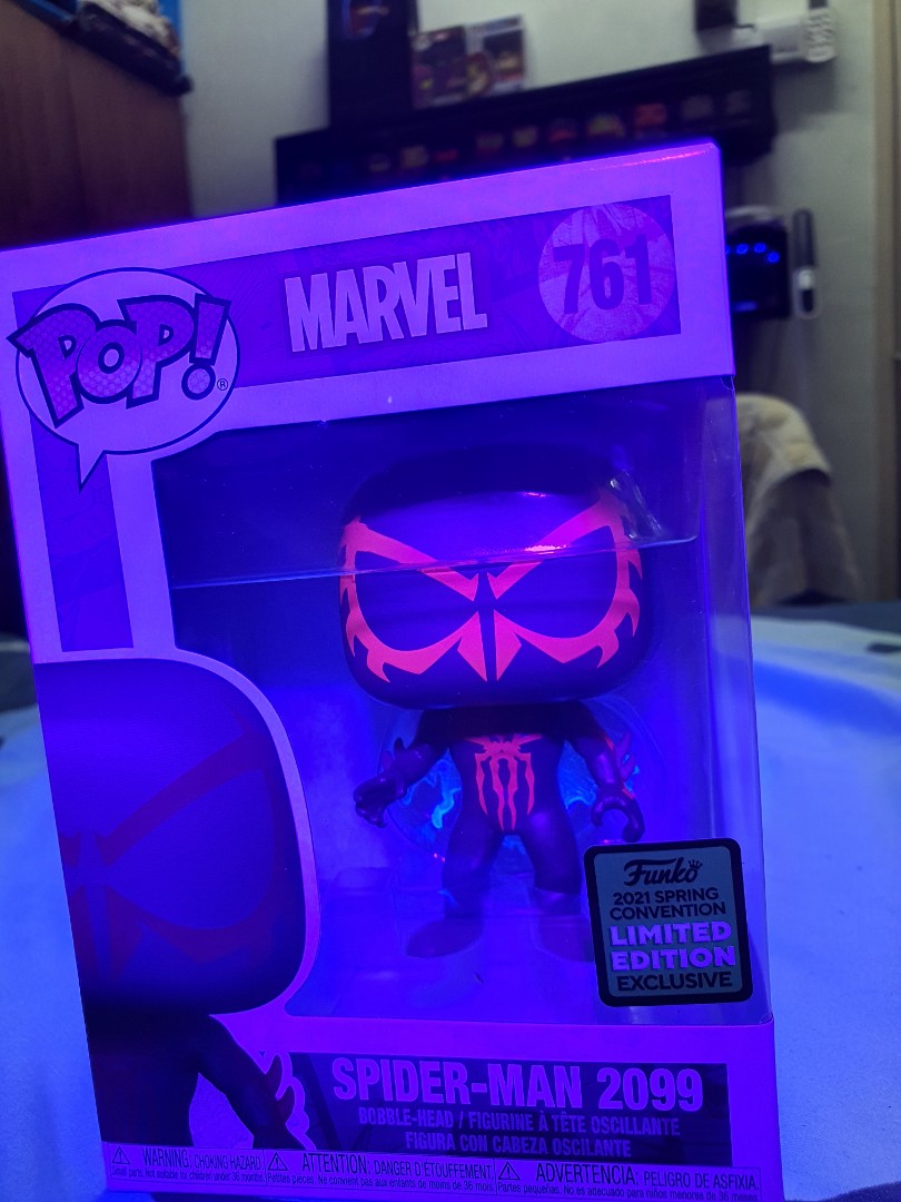 Spiderman 2099 Funko Pop Marvel Toys Games Action Figures Collectibles On Carousell Punisher 2099 contest of champions pop funko #303 walgreens exclusive. spiderman 2099 funko pop marvel