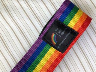 The Gay Agenda Rainbow Pride Camera Strap
