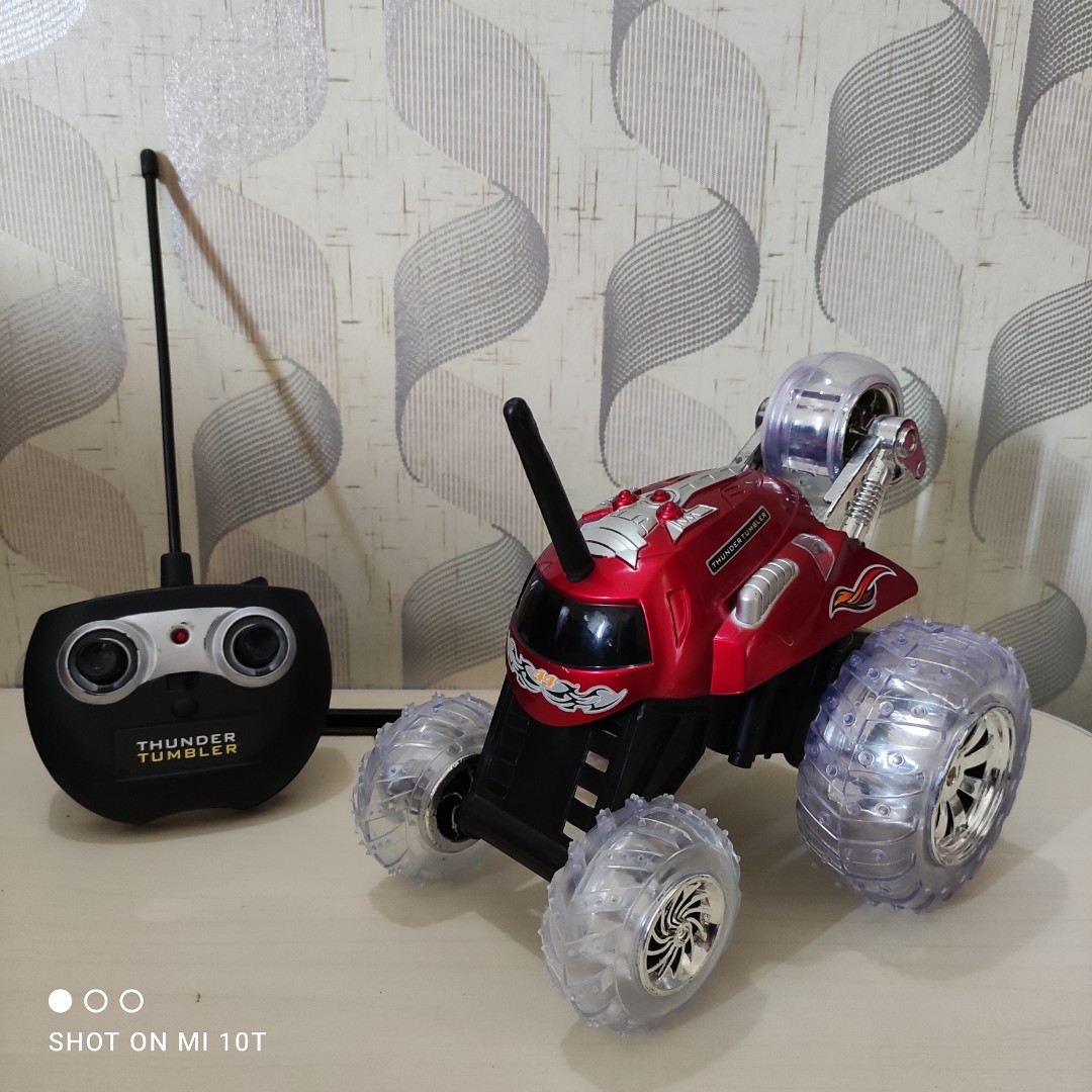 Thunder Tumbler Toy RC Car Hobbies Toys Toys Games on Carousell
