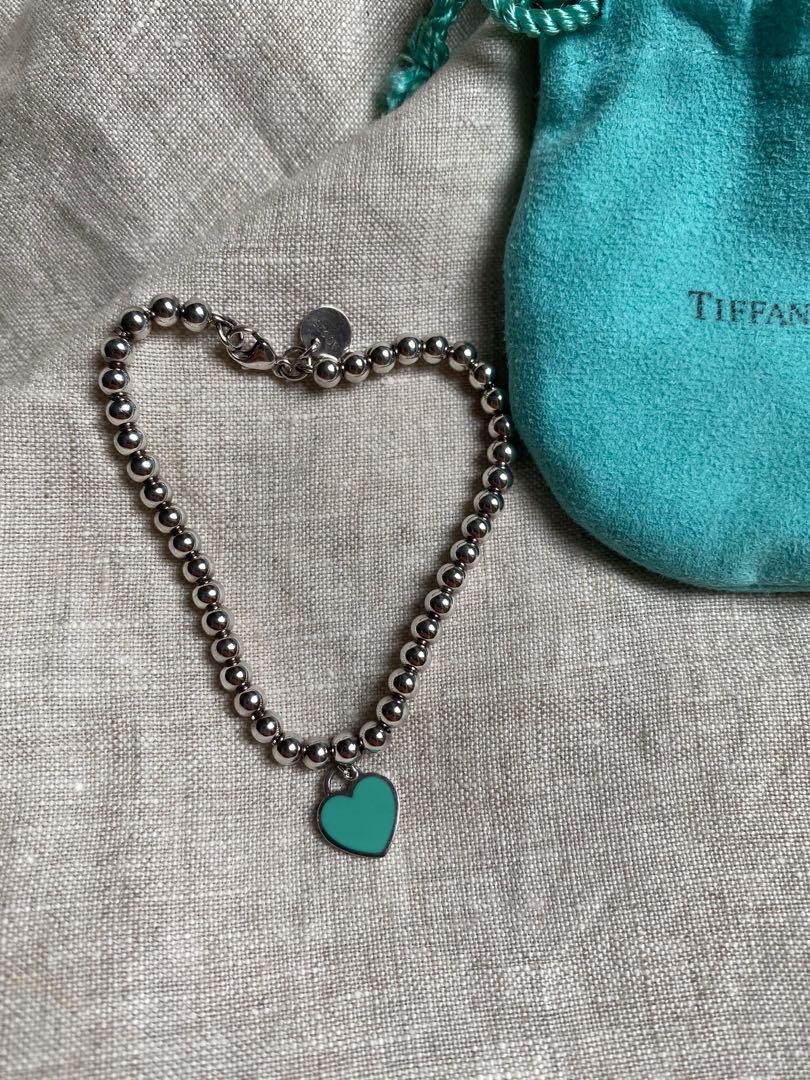 Tiffany and co 2025 blue bead bracelet