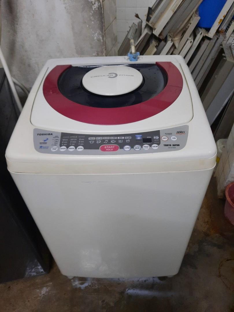 Toshiba 9kg Washing Machine Warranty 1 Months Tv Home Appliances Washing Machines And Dryers On Carousell