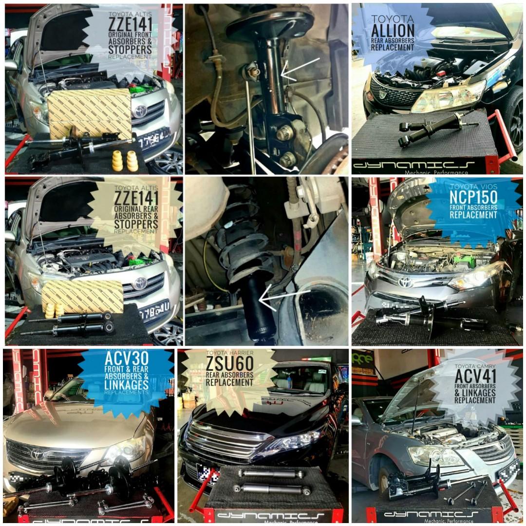 Toyota Rj77 Rear Absorber Toyota : Front & Rear Absorbers Replacement, Car Services, Repairs ...