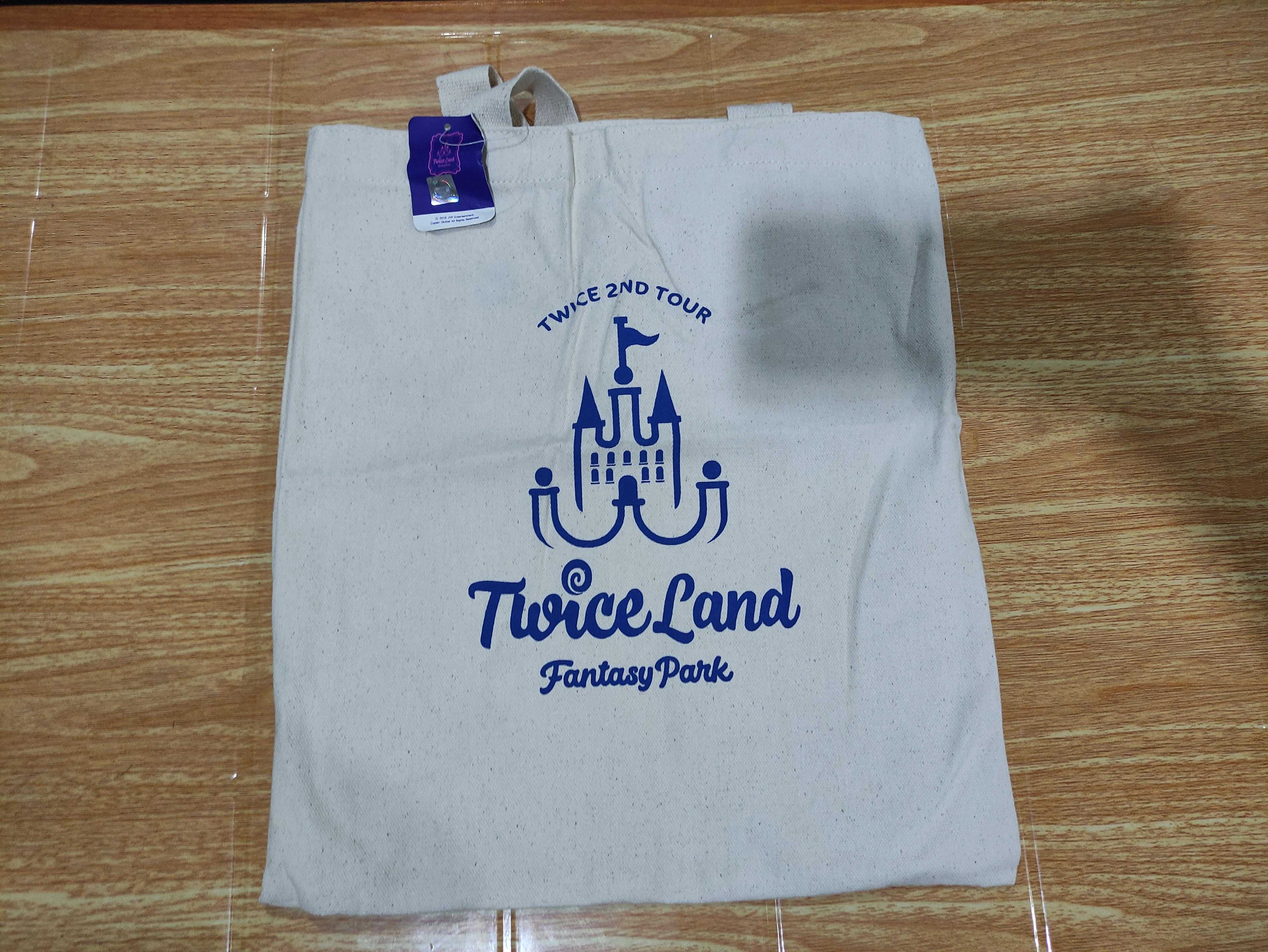 twice twiceland fantasy park tote eco bag official merchandise hobbies toys collectibles memorabilia k wave on carousell