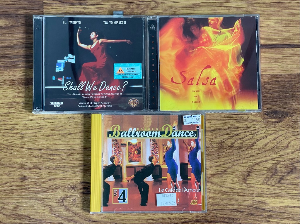 Various Ballroom Dancing VCD/CDs, Hobbies & Toys, Music & Media