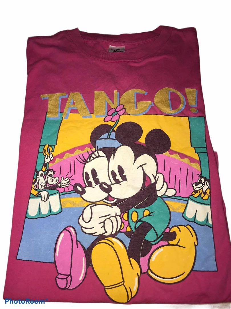 90’s　Disney/ディズニー ”Mickey & Minnie” Tee
