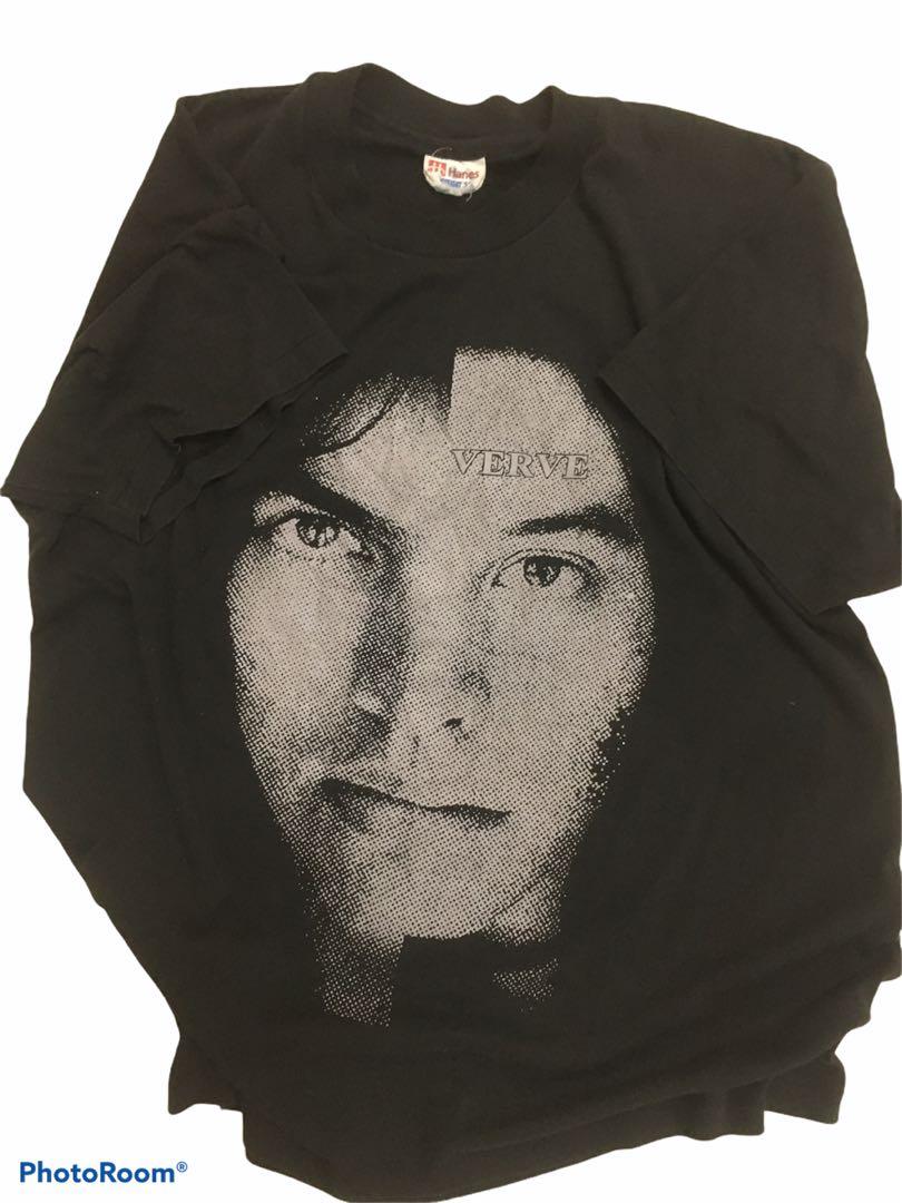 vintage 1992 the verve gravity grave SHOEGAZE tee, Men&rsquo;s Fashion, Tops