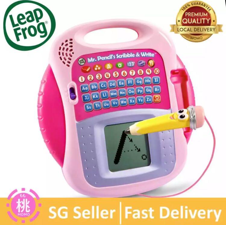 Leapfrog mr pencil scribble and shop write pink