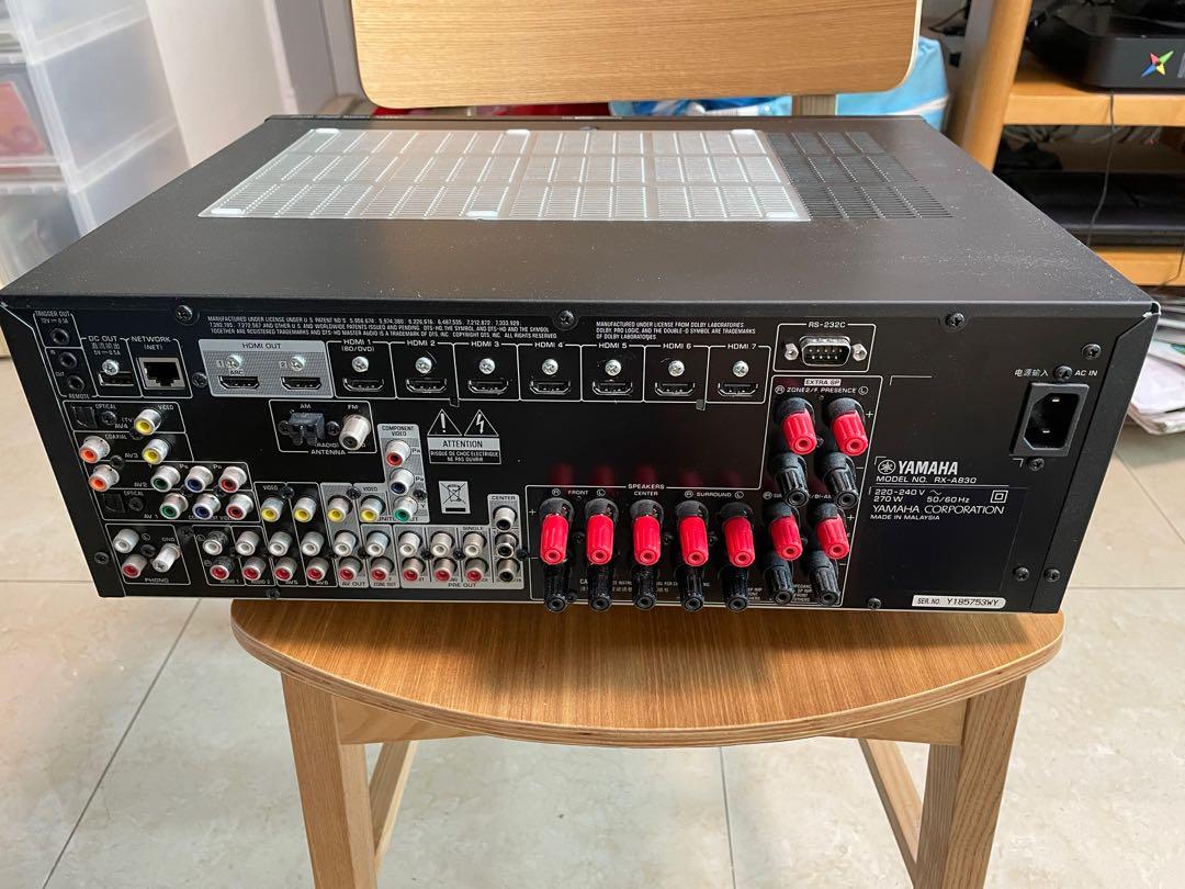 Yamaha RXA830 7.2 AV 擴音機, 音響器材, 可攜式音響設備 Carousell