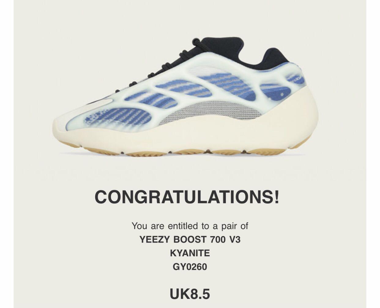 Adidas Yeezy 700 V3 Men’s size 9 kyanite Blue sail beige by Kanye west shoes Yeezy 700 V3 Kyanite for Sale | Authenticity Guaranteed | eBay main image 2