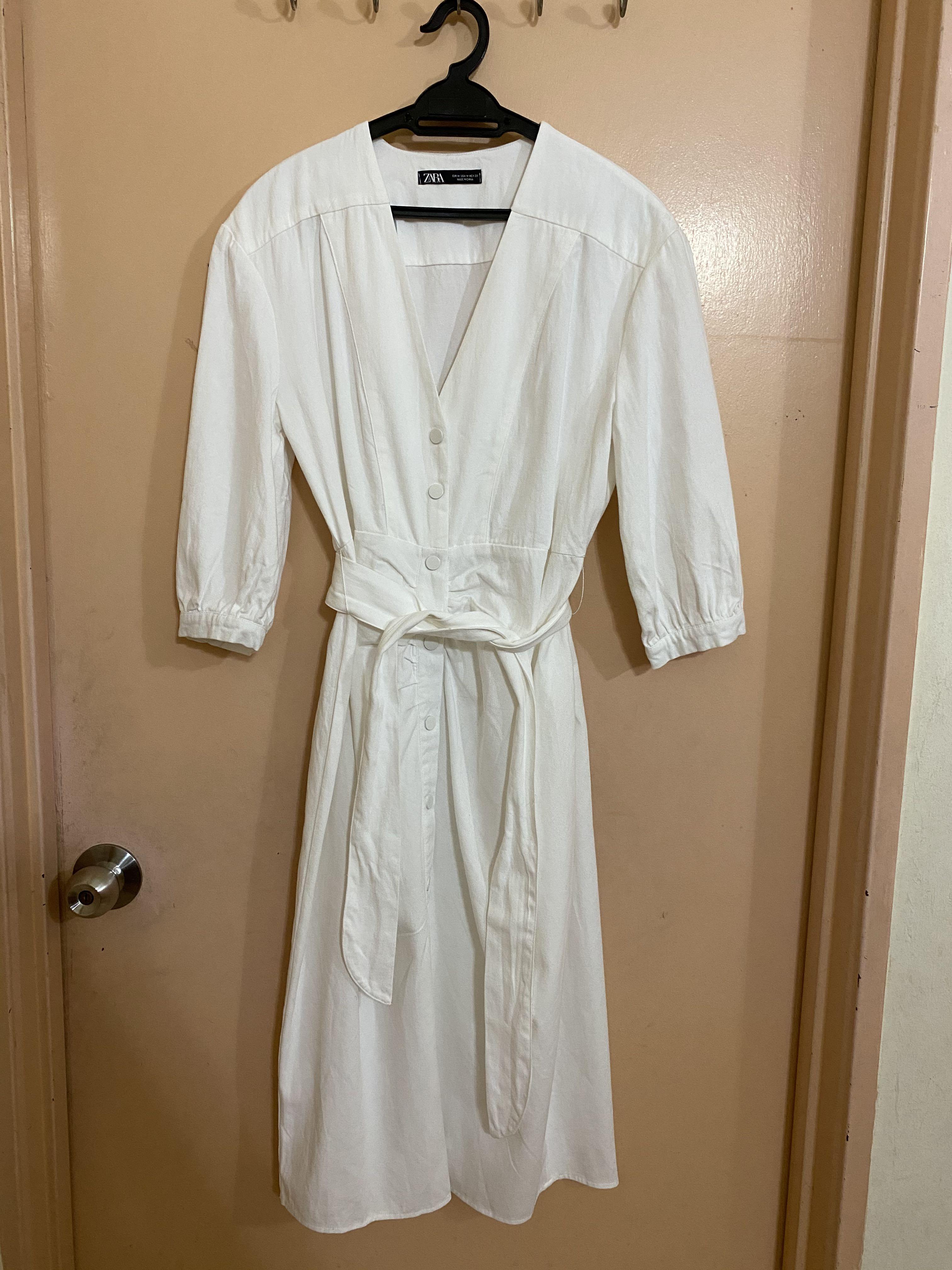 Zara rustic deals tie dress
