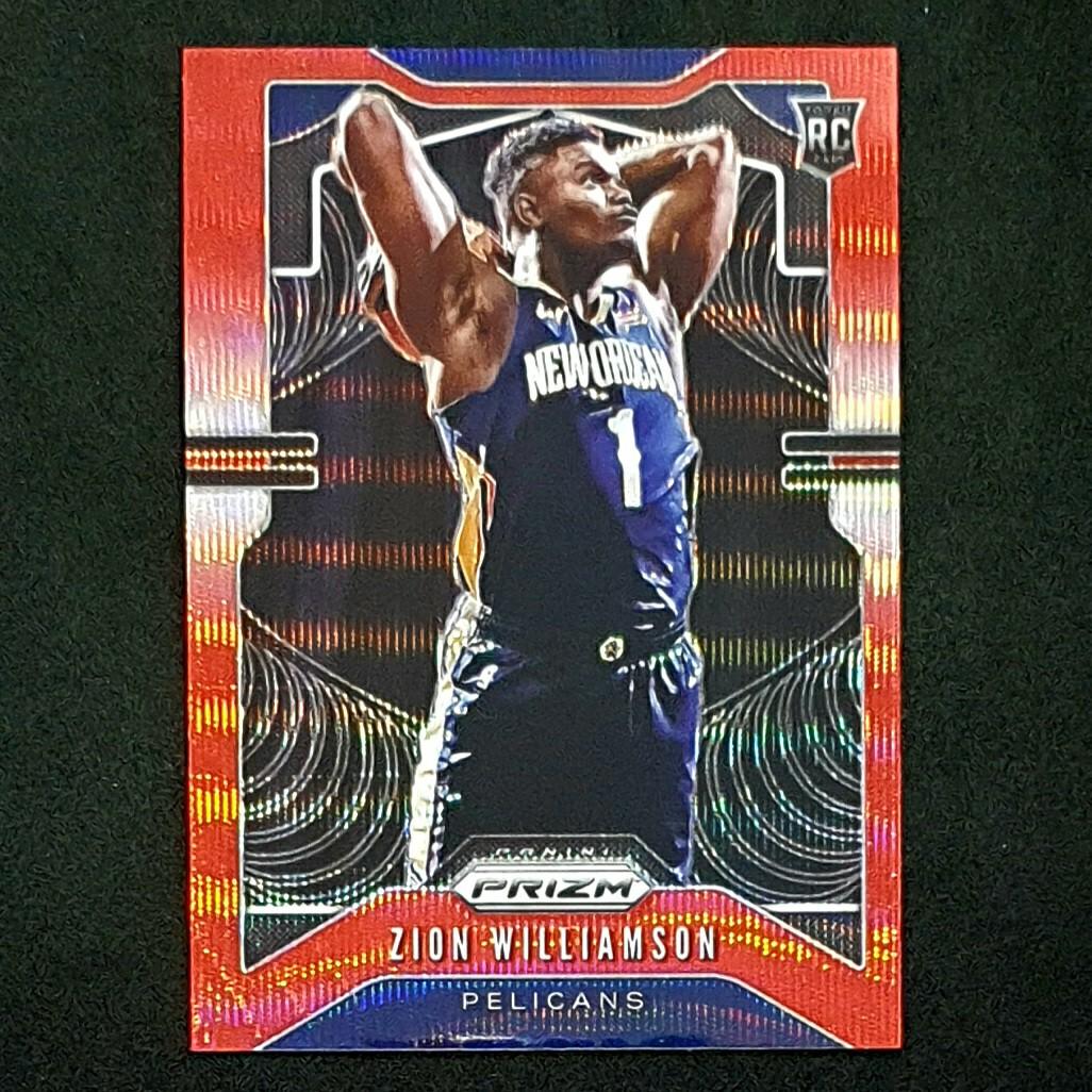 Zion Williamson Panini Prizm 2019-20 RC Ruby Wave NBA Cards, Hobbies   Toys, Memorabilia  Collectibles, Vintage Collectibles on Carousell