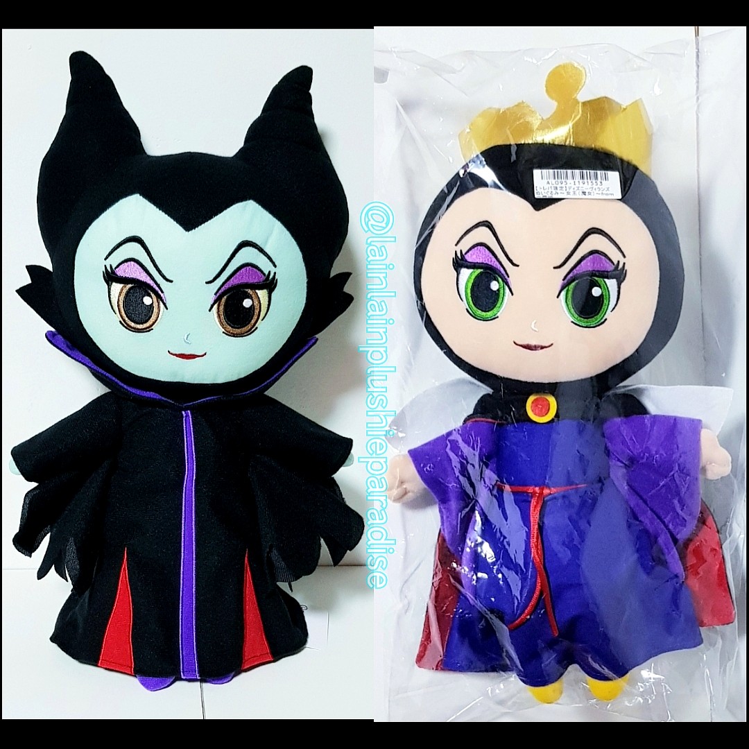 35CM Cute Japan Toreba Exclusive Disney Villains Maleficent Evil Queen From Sleeping Beauty Snow White Princess Soft Toy Plush Hobbies Toys Toys Games on Carousell