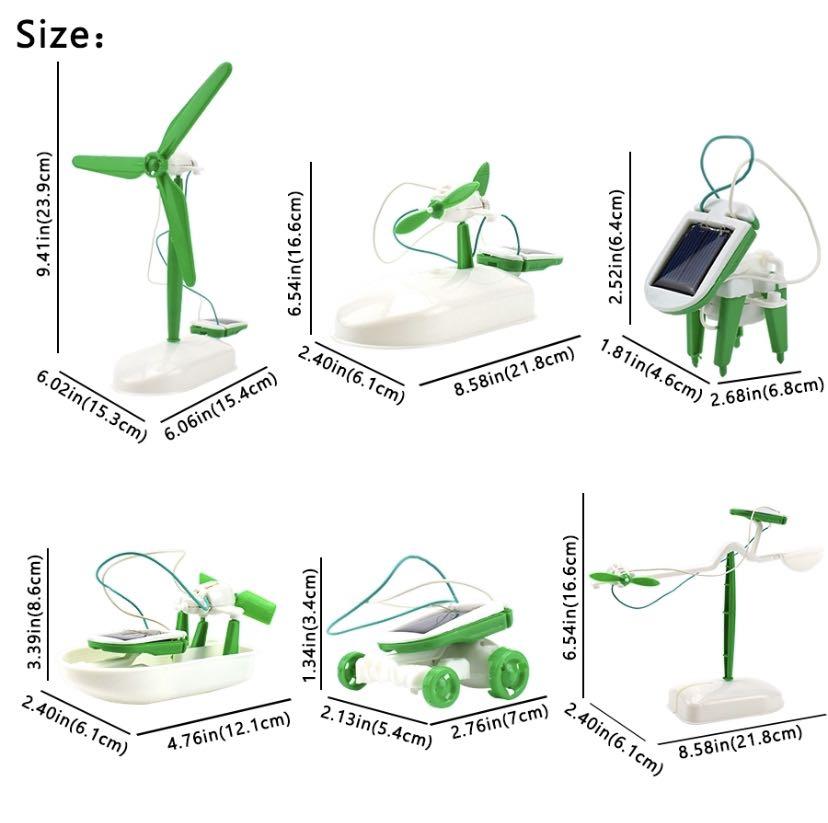 IN Solar Robot Model Kit Science Toys for Children DIY