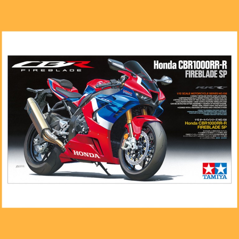 新品 電單車模型田宮tamiya 1 12 Honda Cbr1000rr R Fireblade Sp 興趣及遊戲 玩具 遊戲類 Carousell