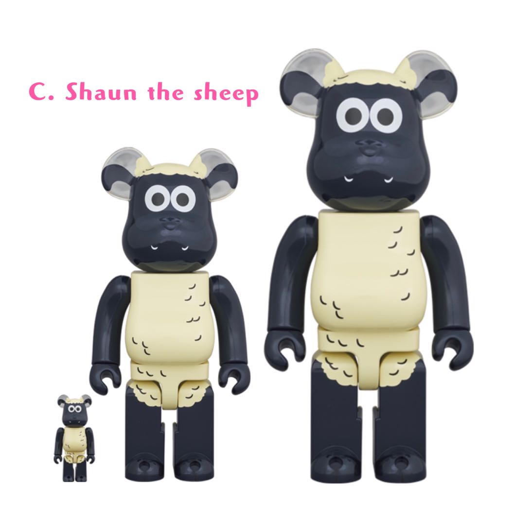 セール好評 MEDICOM TOY - ベアブリック Shaun「Shaun the Sheep」1000 ...