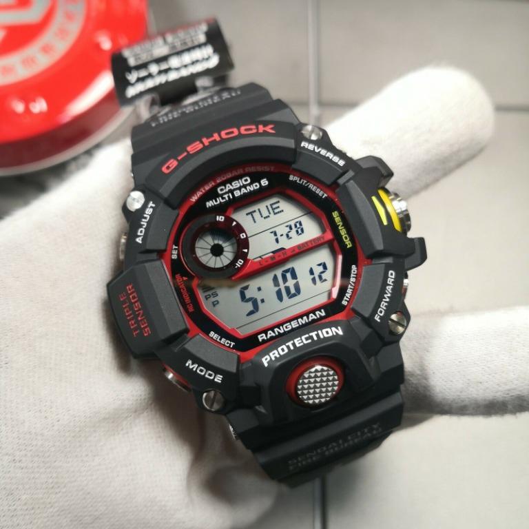 全新CASIO G-SHOCK RANGEMAN 限量版特別型號消防貓GW-9400NFST-1AJR