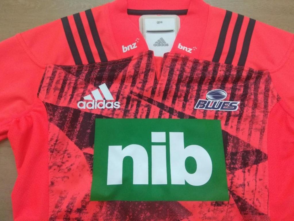 Adidas Auckland Blues training 2018 2019 player issue rugby jersey