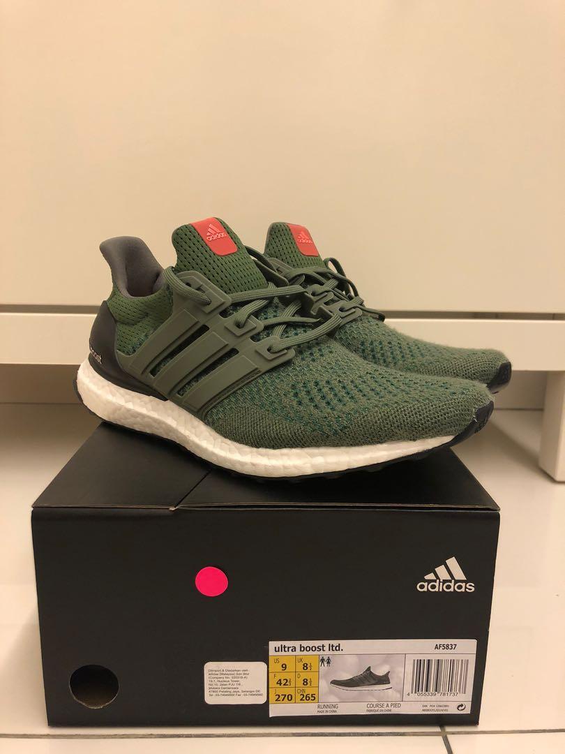 Olive ultra boost on feet sales