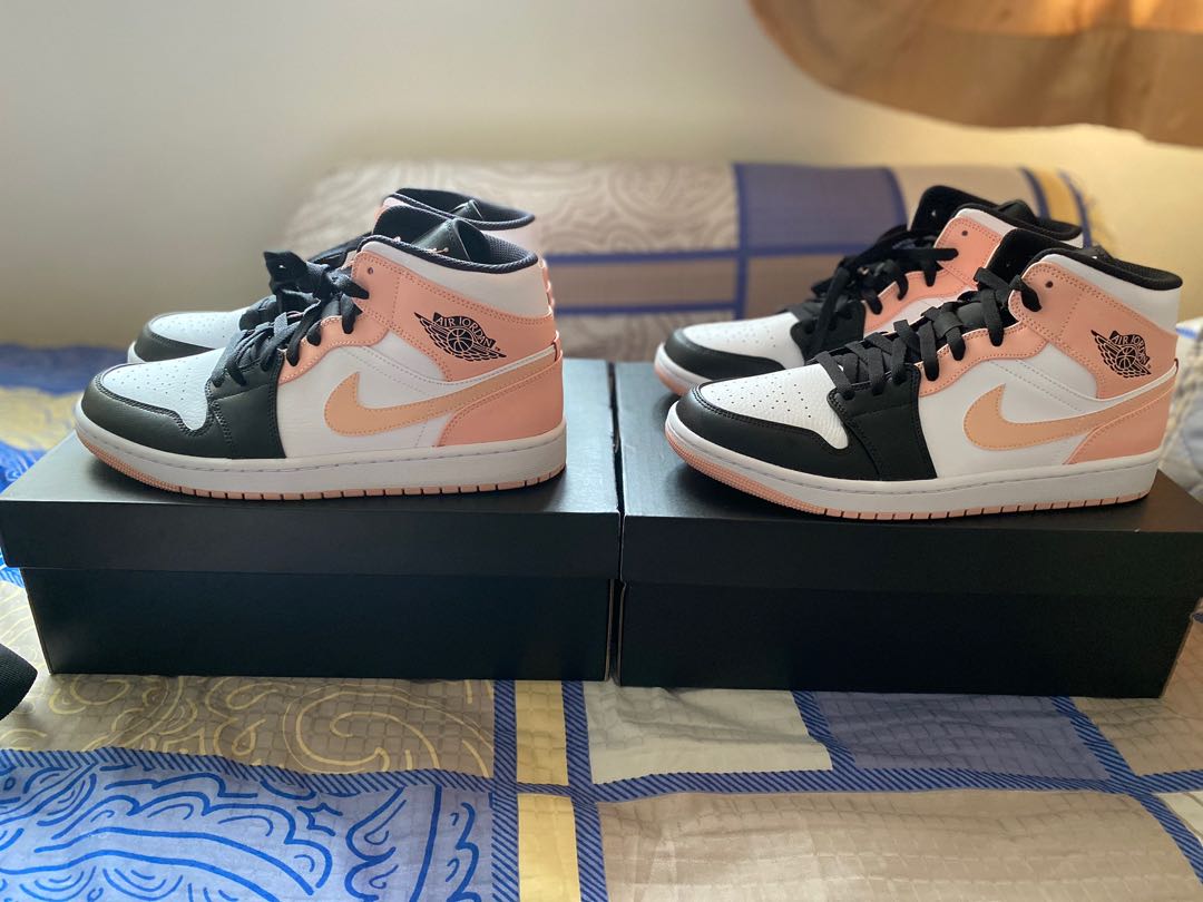 Air Jordan 1 Mid Crimson Tint, Men's 