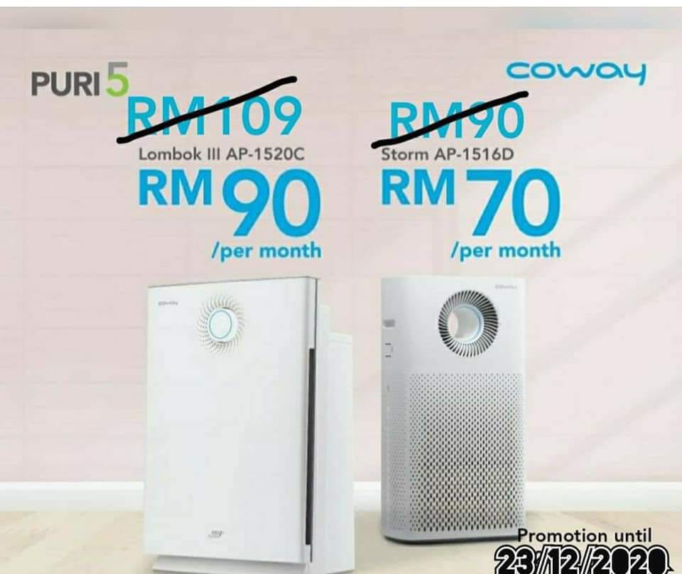 Coway air shop purifier promotion