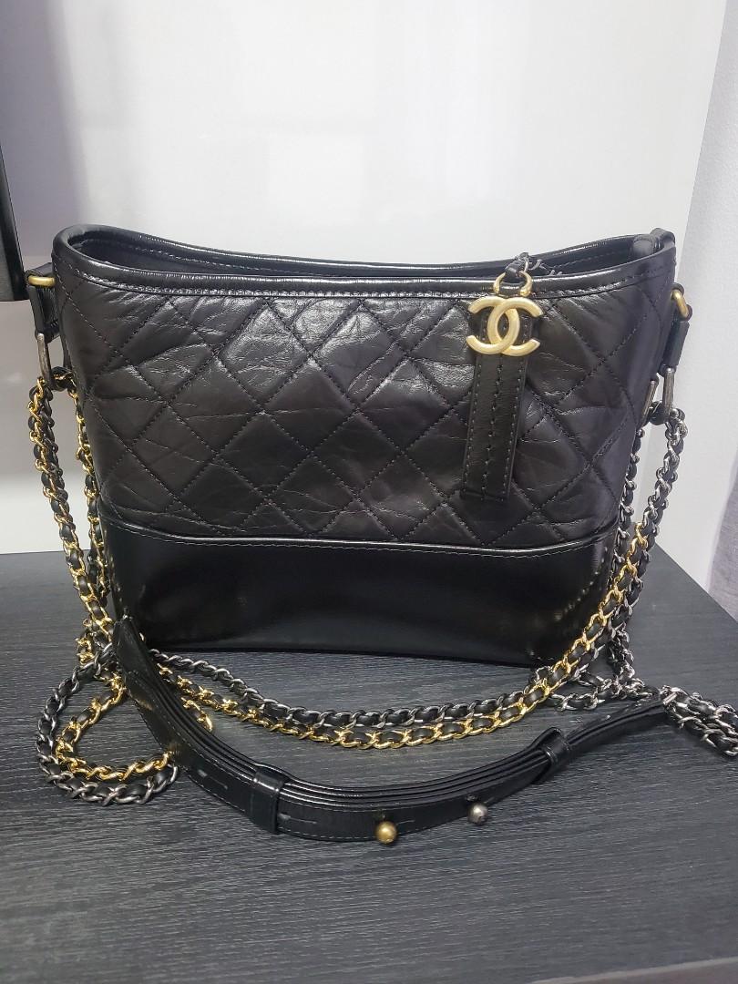 Chanel Gabrielle medium size (green ), Luxury, Bags & Wallets on Carousell