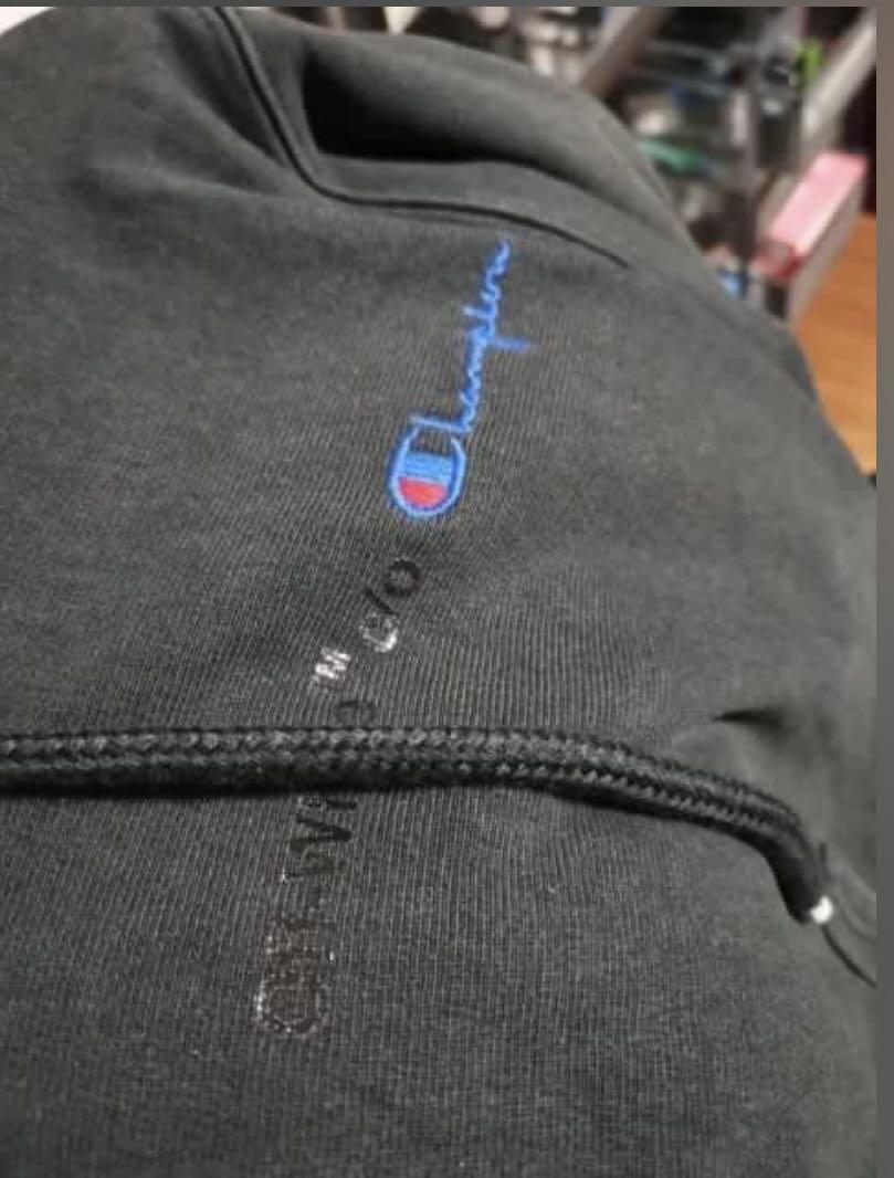 Gucci champion hoodie real sale