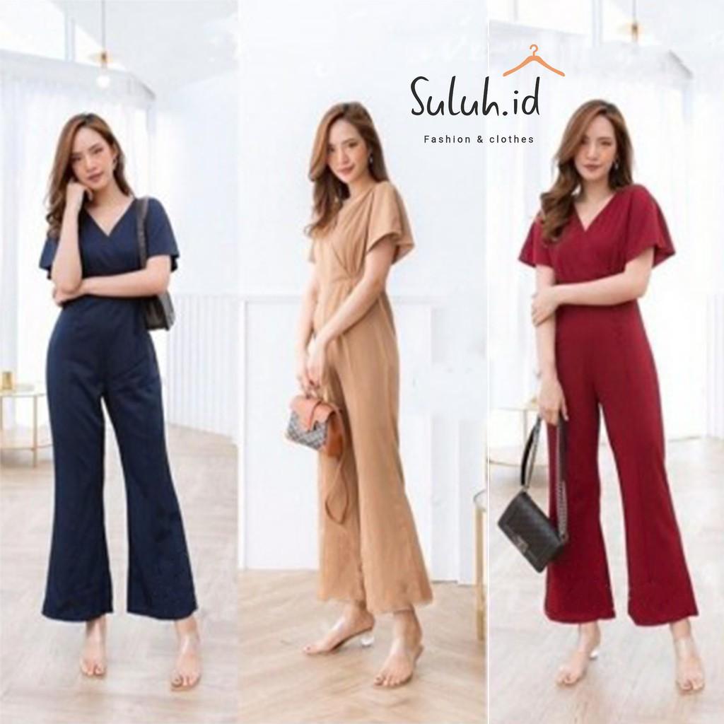 Baju Setelan Jumpsuit Wanita Terbaru Korean Style SET Stelan baju jumsuit  wanita