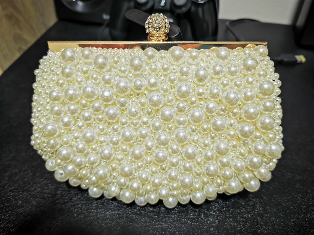 beaded bridal purse