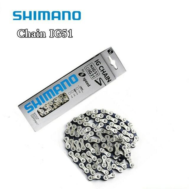 Bicycle Shimano Chain 8 Speed IG51, Sports Equipment, Bicycles \u0026 Parts,  Parts \u0026 Accessories on Carousell