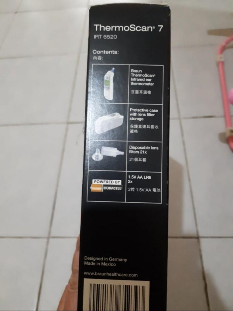 Braun temperature Thermometer, Health &amp; Nutrition, Thermometers on ...