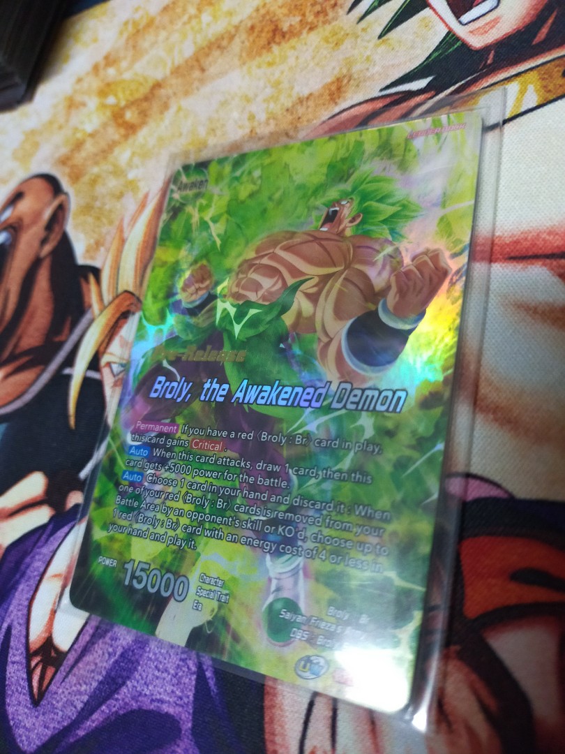 Broly, the Awaken Demon Dragonball Super Card Game Dragonball, Hobbies &  Toys, Toys & Games on Carousell